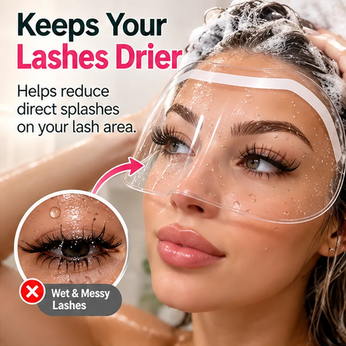 Transparent Hair Washing & Coloring Face Shield - Splash Protection & Easy Use