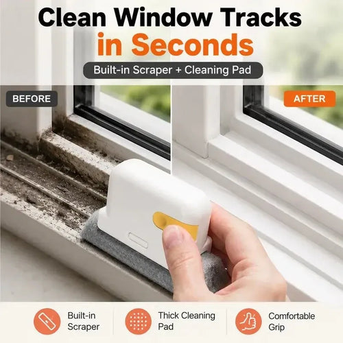 2-in-1 Groove Cleaning Sponge Brush - Easy Cleaning & Convenient