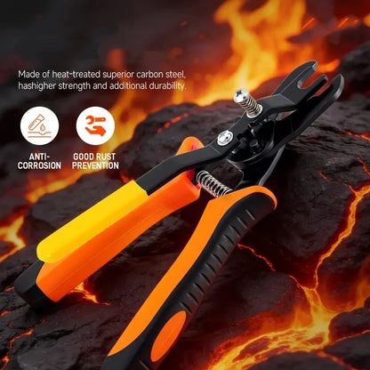 Heavy-Duty Press-Type Pipe Wrench - Strong Grip, Durable & Easy Operation