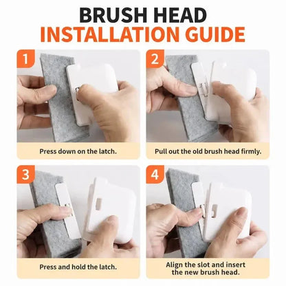 2-in-1 Groove Cleaning Sponge Brush - Easy Cleaning & Convenient