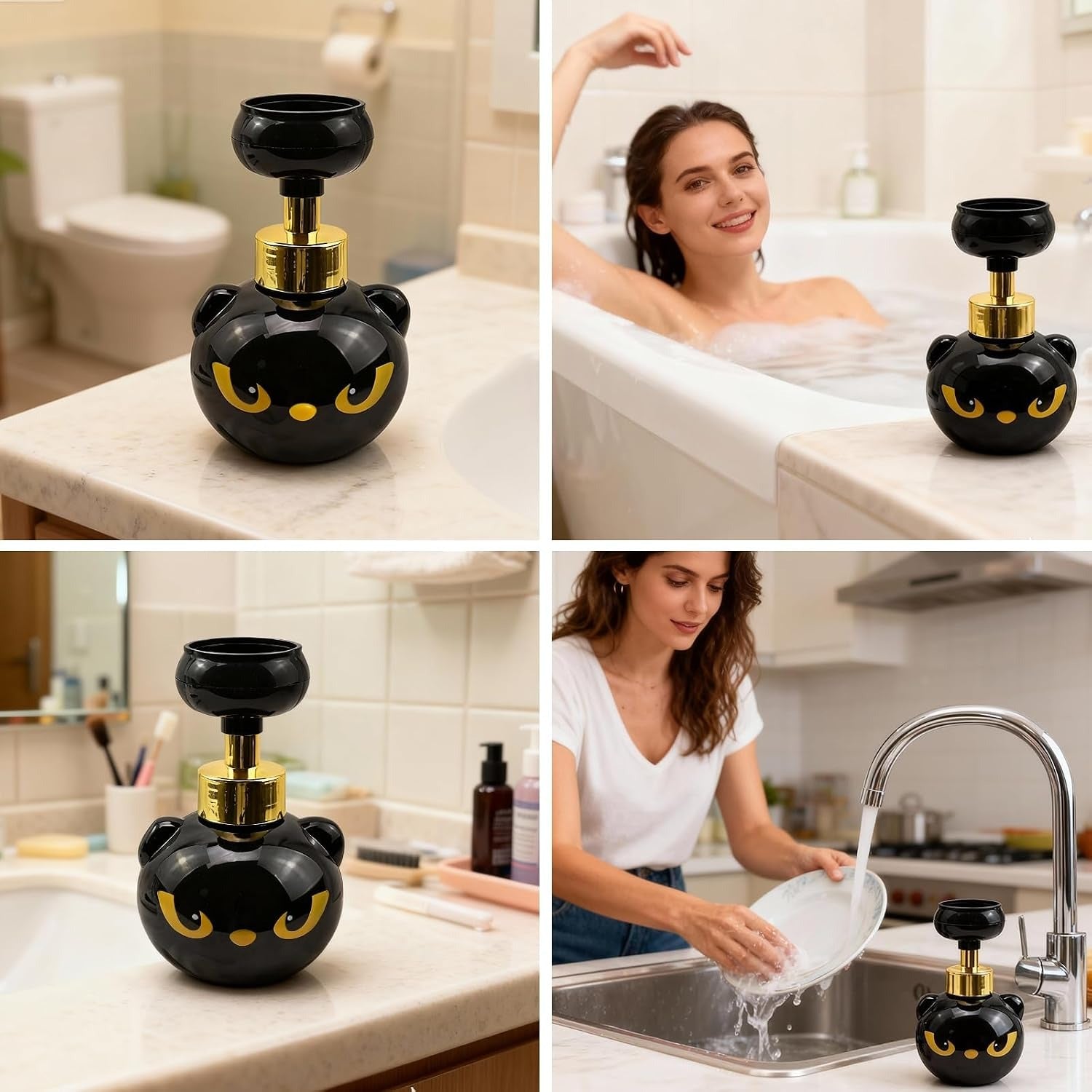 Cute Cat Paw Foam Soap Dispenser