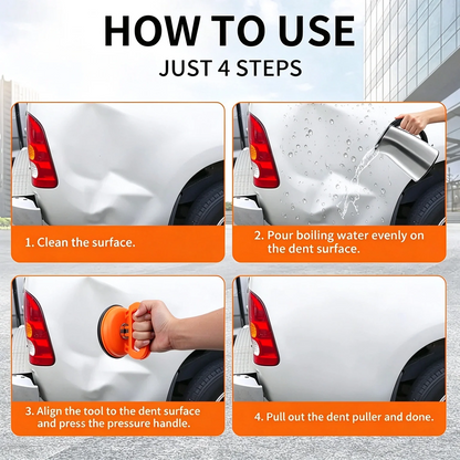 🛠️ High Suction Dent Puller Suction Cup: Strong Grip & Easy Dent Removal, for Car Dent Repair, Furniture, Floor