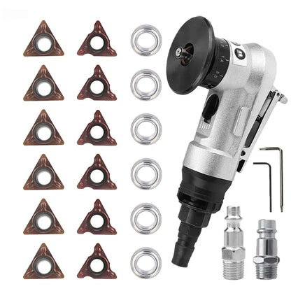 Pneumatic Chamfering Tool — Clean 45° Bevels in 3 Seconds