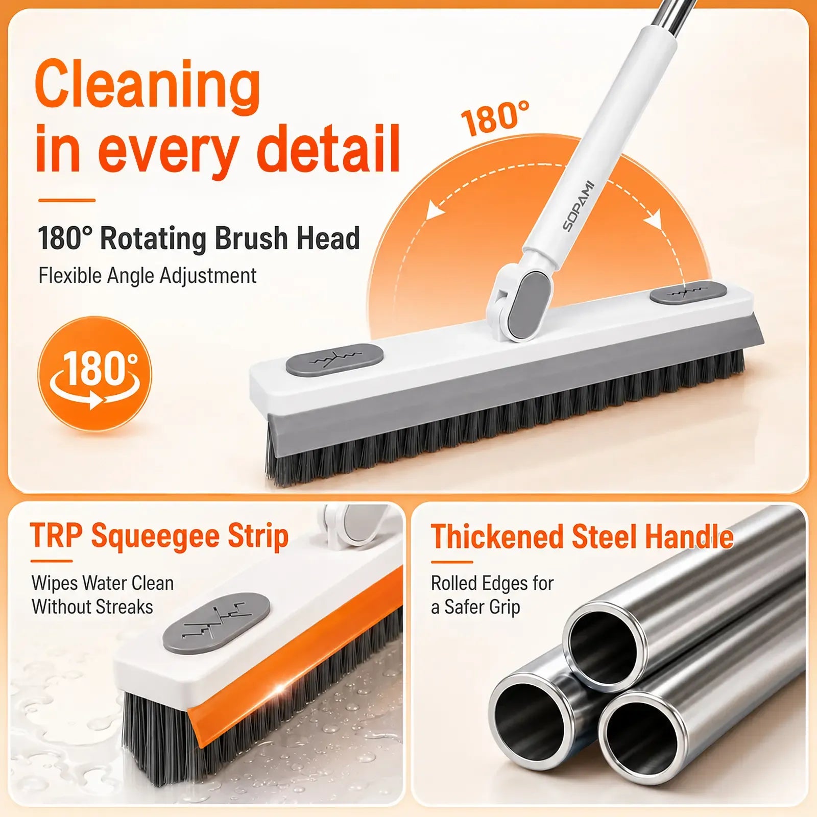 80° Rotating Gap Cleaning Tool