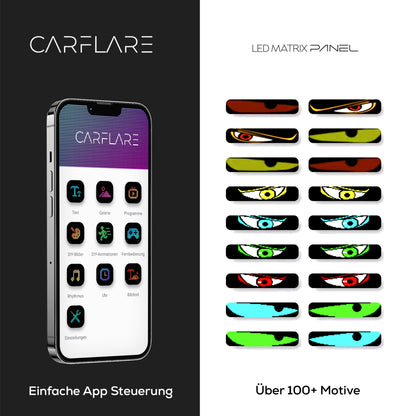 2er Set CarFlare® LED - Panel 12CM x 60CM x 2 Stück