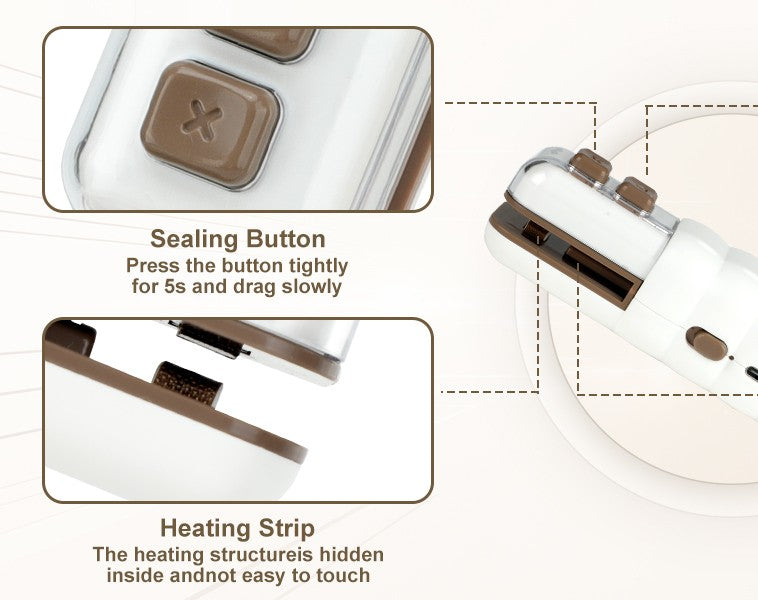 Mini bag sealer component details 1
