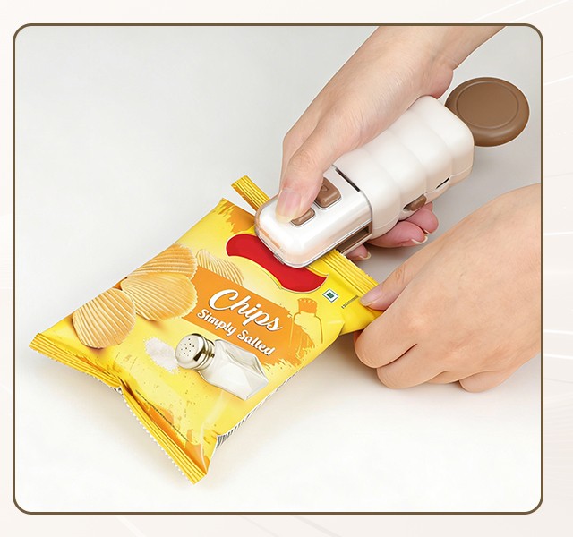 How to use the mini bag sealer 2