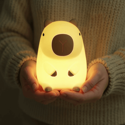 Capybara Squishy Night Light - Perfect Gift 🎁