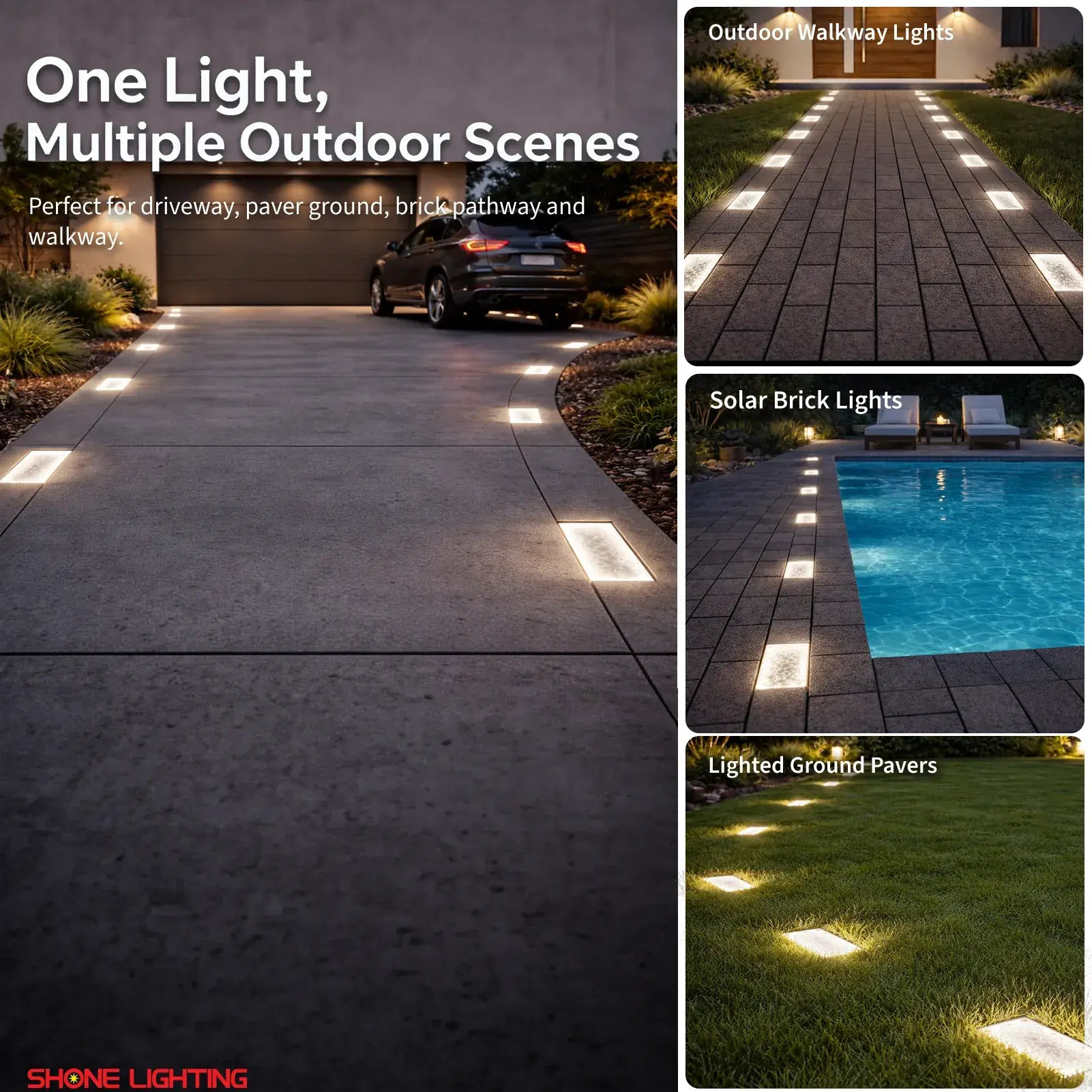 Solar Paver Light 4x8