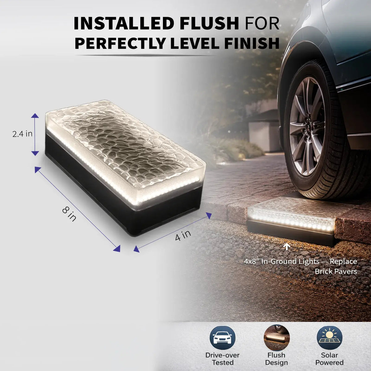 Solar Paver Light 4x8