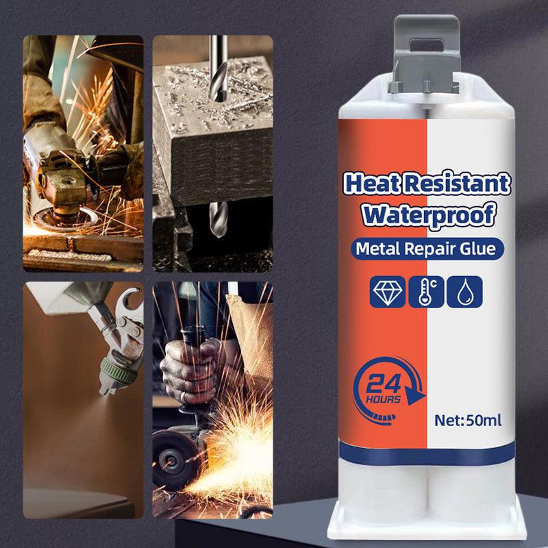 No Welding Needed! Heavy Duty Waterproof Heat Resistant Metal Repair Glue