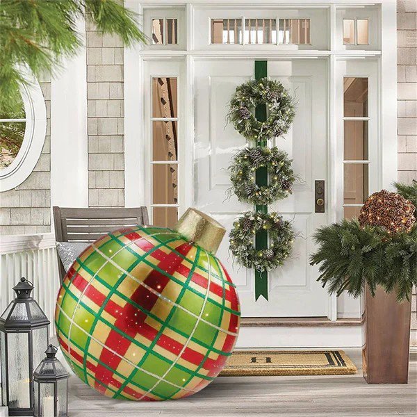 ✨ Outdoor Christmas PVC inflatable Decorated Ball: Festive Decorations & Holiday Cheer