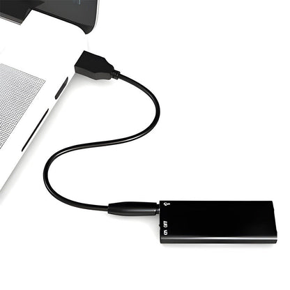 Portable Mini Magnetic Voice Recorder: One-Touch Operation & Compact Size