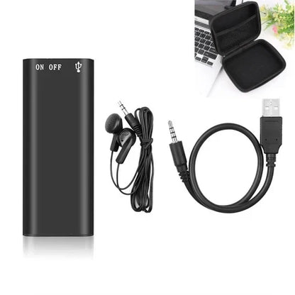 Portable Mini Magnetic Voice Recorder: One-Touch Operation & Compact Size