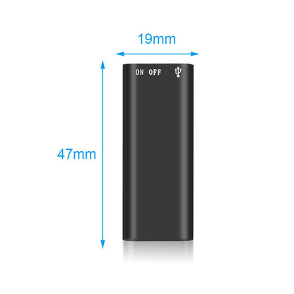 Portable Mini Magnetic Voice Recorder: One-Touch Operation & Compact Size