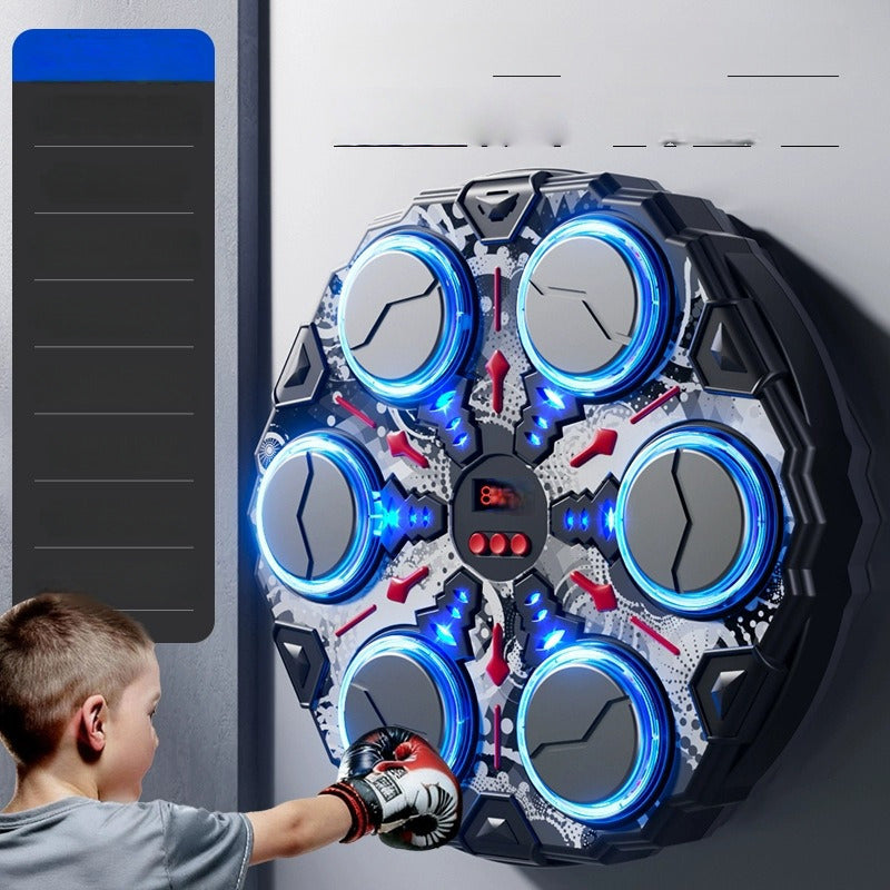🥊50% OFF NOW! Interactive Smart Music Boxing Machine – Bluetooth Music Wall Boxing Trainer with 3 Speed Modes, Home Workout & Reaction Training Toy for Kids Adults