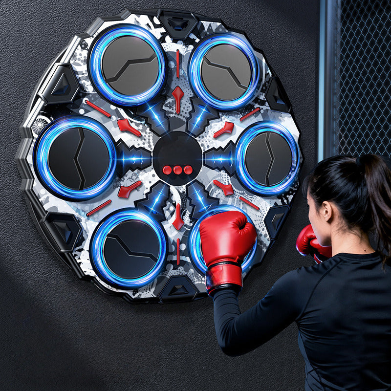 🥊50% OFF NOW! Interactive Smart Music Boxing Machine – Bluetooth Music Wall Boxing Trainer with 3 Speed Modes, Home Workout & Reaction Training Toy for Kids Adults