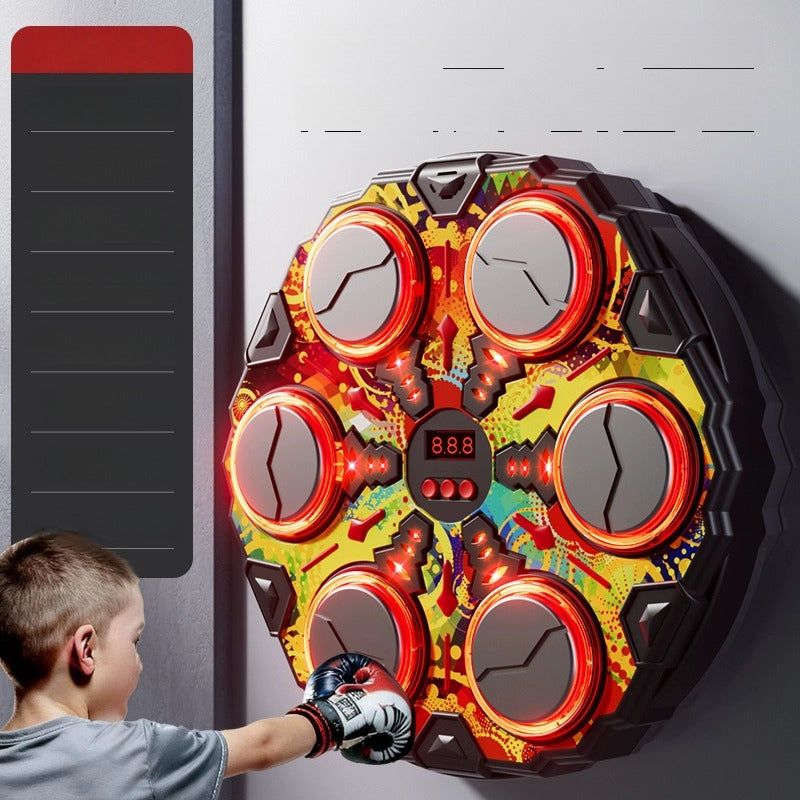 🥊50% OFF NOW! Interactive Smart Music Boxing Machine – Bluetooth Music Wall Boxing Trainer with 3 Speed Modes, Home Workout & Reaction Training Toy for Kids Adults