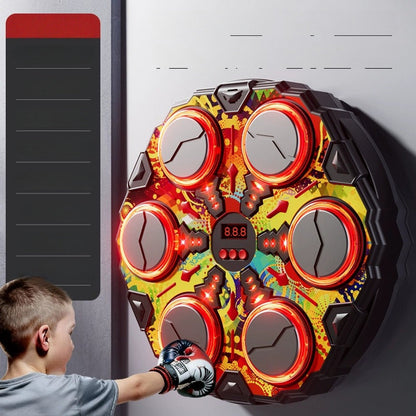 🥊50% OFF NOW! Interactive Smart Music Boxing Machine – Bluetooth Music Wall Boxing Trainer with 3 Speed Modes, Home Workout & Reaction Training Toy for Kids Adults