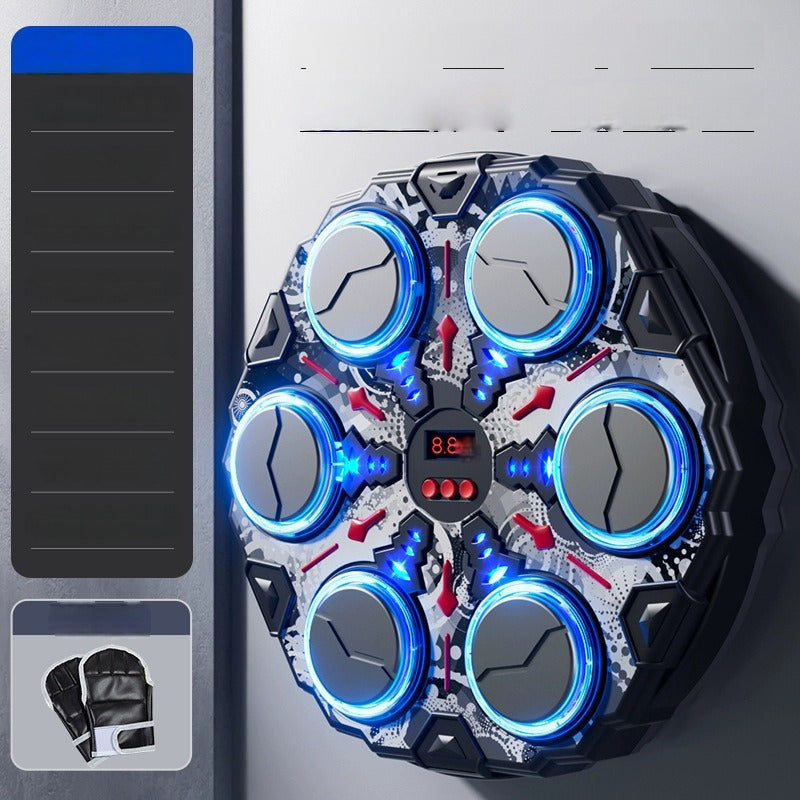 🥊50% OFF NOW! Interactive Smart Music Boxing Machine – Bluetooth Music Wall Boxing Trainer with 3 Speed Modes, Home Workout & Reaction Training Toy for Kids Adults
