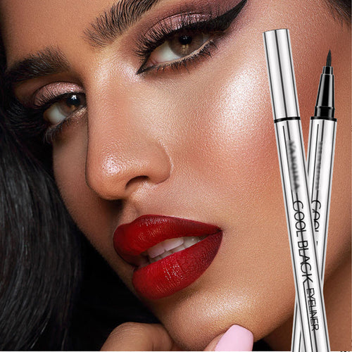 ✨50% OFF NOW! Waterproof Smudge Proof Eyeliner Pen – Ultra Fine Tip Liquid Eyeliner, Long Lasting Intense Black Eye Liner, 24H No Fade Quick Drying for Eye Makeup