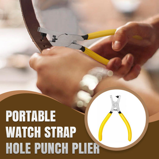 🔧 Portable  Strap Hole Punch Plier