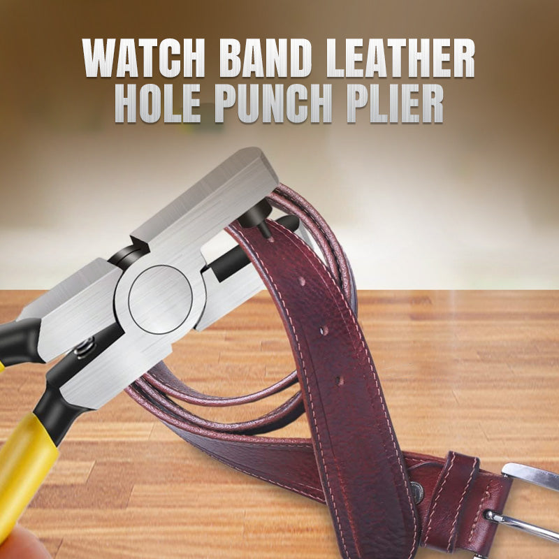 🔧 Portable  Strap Hole Punch Plier