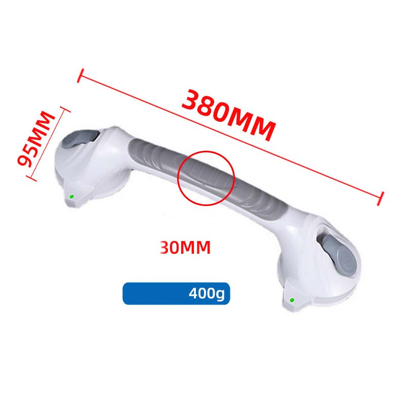 No-Drill Bathroom Suction Grab Handle: Quick-Install, Strong Suction, for Shower & Tub