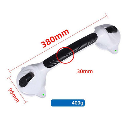 No-Drill Bathroom Suction Grab Handle: Quick-Install, Strong Suction, for Shower & Tub