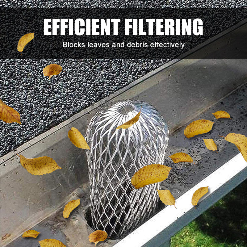 Outdoor Water Pipe Leaf Guard Filter: Prevents Debris & Keeps Water Flowing