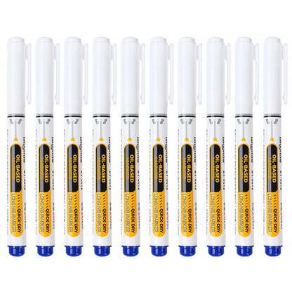 Precision Long-Tip Quick-Dry Oil-Based Marker Pen: Easy Deep-Hole Marking