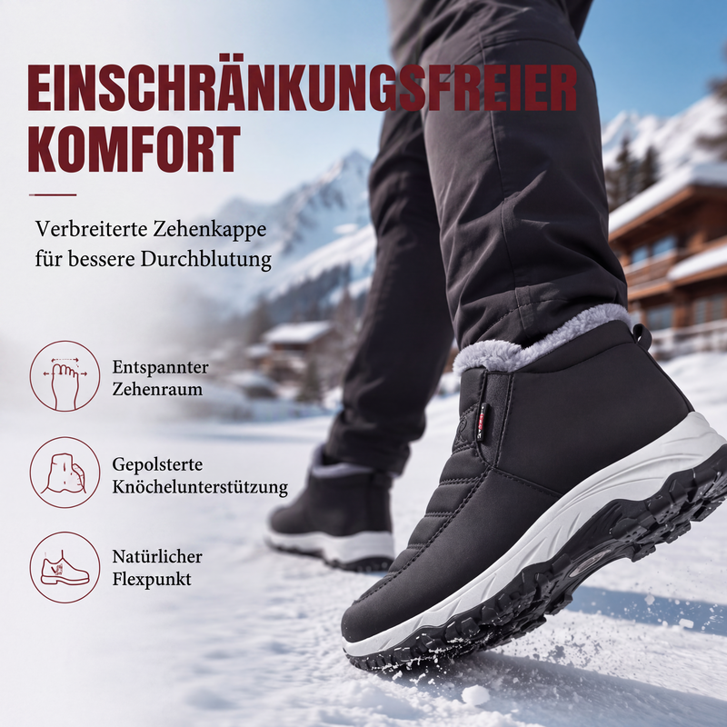 Warme Winter-Slipper-Schneestiefel