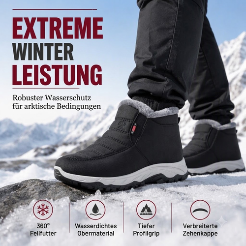 Warme Winter-Slipper-Schneestiefel