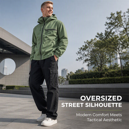 Unisex style Outdoor Waterproof Windproof Jacket - Hooded &  All-Weather-Ready