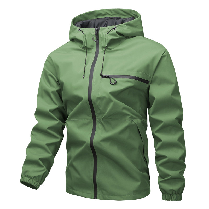 Unisex style Outdoor Waterproof Windproof Jacket - Hooded &  All-Weather-Ready