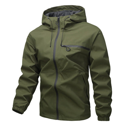 Unisex style Outdoor Waterproof Windproof Jacket - Hooded &  All-Weather-Ready