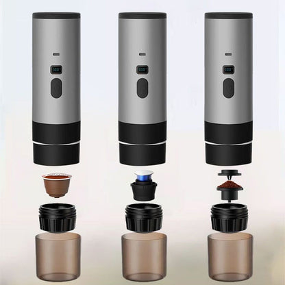 🎁2026 New Arrivals 50% OFF💥Portable Espresso Maker – digital display, Type-C rechargeable, 90ml tank & 120ml cup. Enjoy fresh hot coffee anywhere! 🛡️💪