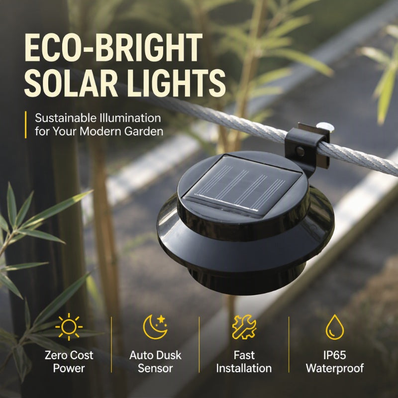 ☀️💡Solar-Powered Outdoor Garden & Patio Lights — Energy-Saving & Decorative Yard Lighting, No Mains Wiring Needed 🏡✨