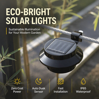 ☀️💡Solar-Powered Outdoor Garden & Patio Lights — Energy-Saving & Decorative Yard Lighting, No Mains Wiring Needed 🏡✨
