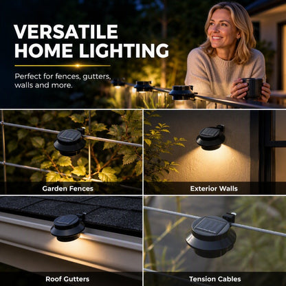 ☀️💡Solar-Powered Outdoor Garden & Patio Lights — Energy-Saving & Decorative Yard Lighting, No Mains Wiring Needed 🏡✨