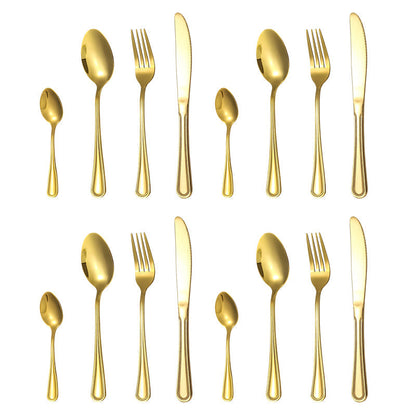 📢📢50% OFF !! ⏰4-Piece Stainless Steel Flatware Set