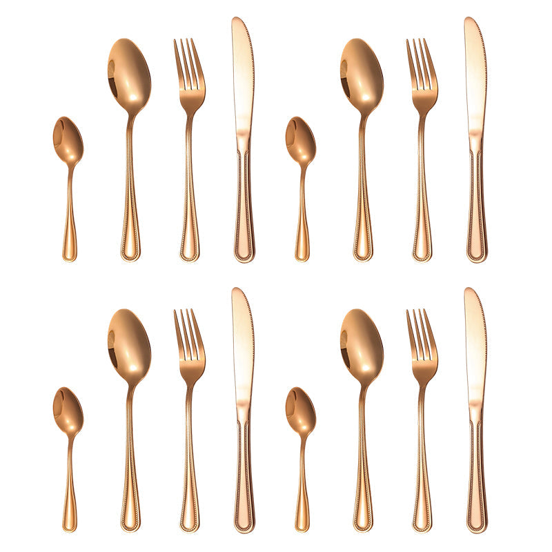 📢📢50% OFF !! ⏰4-Piece Stainless Steel Flatware Set