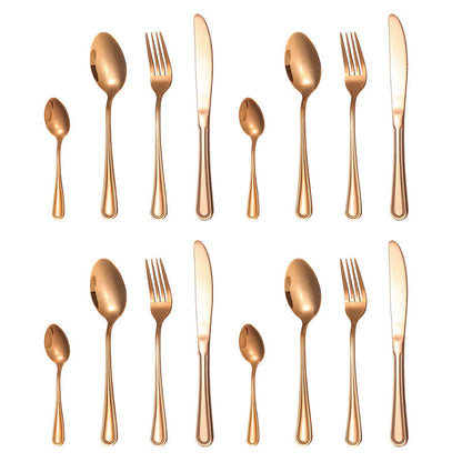 📢📢50% OFF !! ⏰4-Piece Stainless Steel Flatware Set
