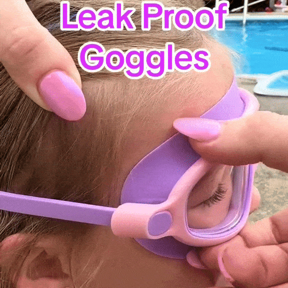 4-in-1 Anti-Fog Swim Goggles with Built-In Nose Clip & Ear Protection