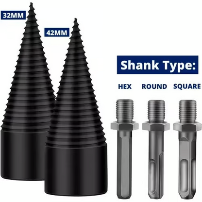 32mm and 42mm drill bits with hex round square shank types
