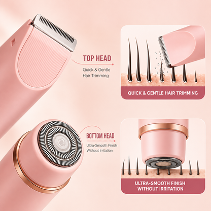 Dual-Head Bikini & Body Trimmer | Smooth, Gentle & Cordless