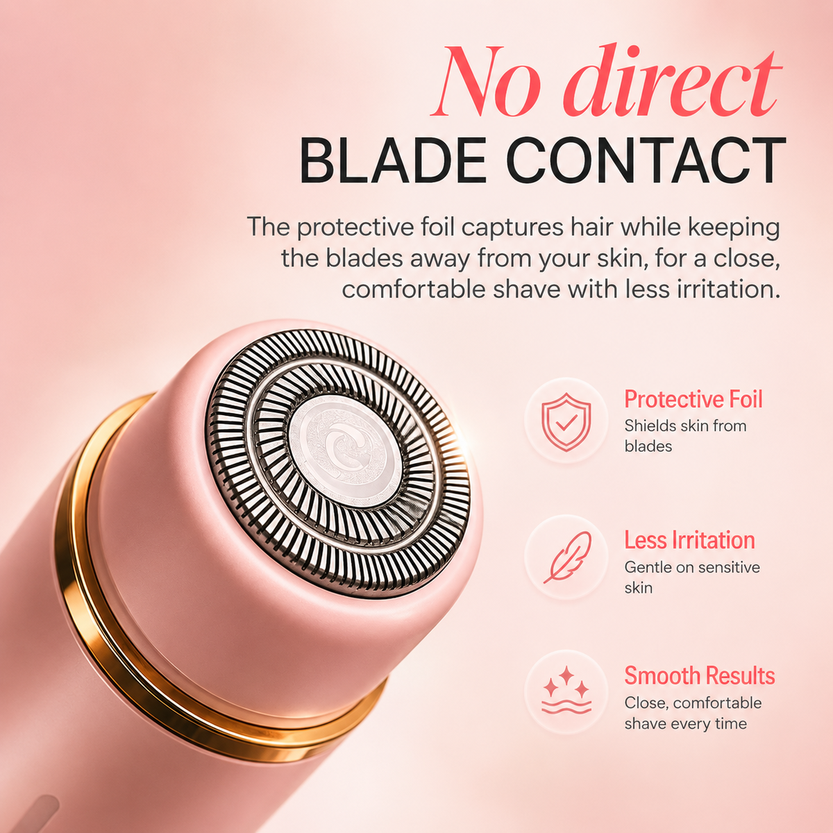 Dual-Head Bikini & Body Trimmer | Smooth, Gentle & Cordless